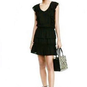 Banana Republic Ruffle-Sleeve Mini Dress❤️